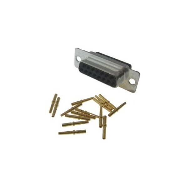 DSUB 15F CRIMP GF ZINC